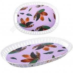 Поднос овал.(38х27,5 h3,5см) 