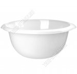 Таз кругл 9л белый (d38,5 h16,5см) (18)