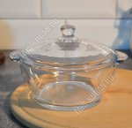 Кастрюля с крышкой 0,9л, d20см h12см 