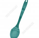 Lazuro Ложка кулинарная L27,5см,силикон,пластиковая ручка,лазурный (12) 