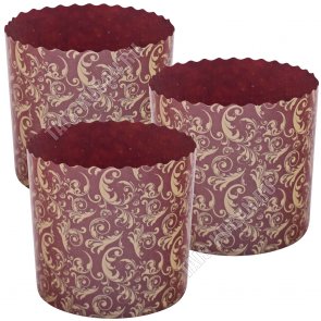 Набор бумажных форм для куличей 3шт 