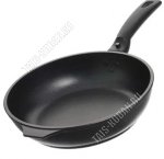 Черный Сковорода с доп.ушком d24 h6см ,овал борт,съемн.бакел.ручк (5)