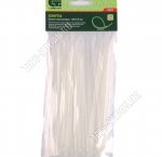 Хомуты плас. белые 160х2,5мм (100шт/уп) 