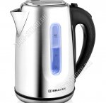 Чайник нерж. 1,7л 2200Вт диск,серебро (12) 