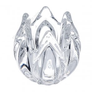 Подсвечник (стекло) на 1свечу h7см d5,5см 