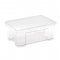 Контейнер прям. 12л с крыш (39,5х28 h16см) прозр (9) 