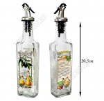 Бутылка для масла 200мл с пластиковым дозатором 
