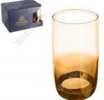 Карамельный Омбре Стакан высокий 6шт н-р 330мл (6)