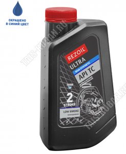 Масло моторное REZOIL-0.95л, д/2-х тактн.двигателей, ULTRA 2T,API TC 