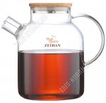 Чайник заварочный (стекло+бамбук) 1,5л 
