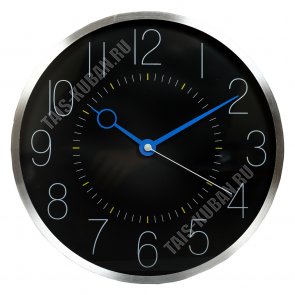 Часы (алюминиевый корпус) круг d36см 