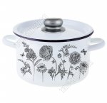 Je t’aime Кастрюля белый (цилиндр) 4,5л (4) 