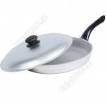 Сковорода d28 h4,5см с металлической крышкой (10) 