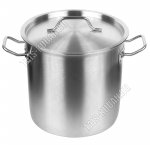 Котел Professional 20,0л d30см, металлическая крышка, толщина стенки 1,2мм, индукционное дно 3,0мм, нержавеющая сталь, п/у 