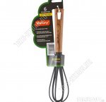 Foresta Венчик нейлон 30х7см, ручка корич.пласт.п/ДЕРЕВО (12) 