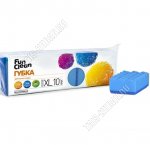 Губка д/посуды,рельефн 10шт (93х65х30мм) (30) 