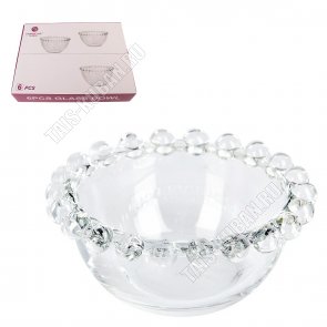 Pearl Розетка н-р 6шт 50мл d8 h3см (16) 