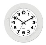 Часы (стекло/пластик) круг.d17см 