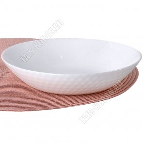 PAMPILLE WHITE Тарелка глубокая d20см б/уп (24) Франция 