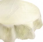 Скатерть ажурная, кругл.(d137см) бежев 