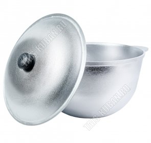 Казан конический 8,0л d28 h17см с металлической крышкой (10) 