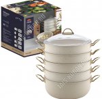 Мантоварка 4-х ярусная 7,5л d30см h40см (1) Горянка