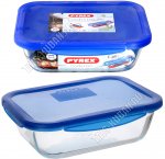 Cook&Go Форма прям 3,3л с пласт.крышк.4защ, 30х22см (4)