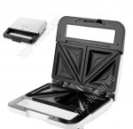 Сэндвичница 750Вт на 2 тоста, белый/черный (6) 