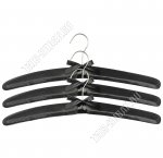 Вешалка (сатин) черный Набор 3шт L37,5см (10)