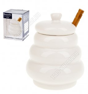 Белье /Бамбук Горшочек д/меда 380мл 