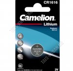 Бат. диск CAMELION CR1616, BL-1шт.литиевые (10) 