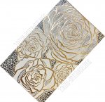 Ажурная салфетка, золото, прям (30х46см) 