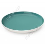 Lazuro/Изумруд Тарелка плоская d21см, белая снаружи, б/уп