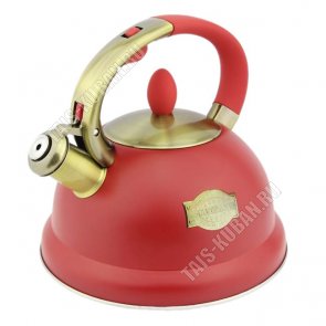 Чайник нерж 3,0л алый матовый (6) 