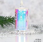 Свеча светодиод (пластик) 