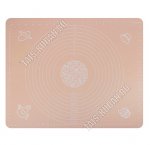 Коврик для раскатки теста,заморозки/выпечки (50х40см) с принтом,мокко (6)