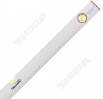 Уровень белый 800мм 3 глазка с линейкой алюм. 