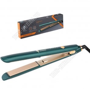 Выпрямитель для волос 35Вт, изумруд/бежевый (12) 
