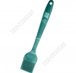 Lazuro Кисть кулинарная L21см,силикон,пластиковая ручка,лазурный (12) 