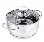 BIMBO Кастрюля 1,0л d14см,ф.сфера, сталь 304