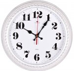 Часы (стекло/пластик) круг.d28,5см 
