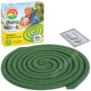 Спирали 10шт от комаров ДЭТА 