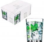 Стакан низкий н-р 6шт 250мл h10см KARATп/у (8) 