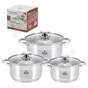 .НАБОР кастрюль 3шт 