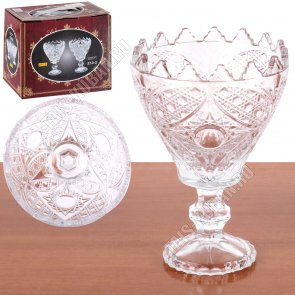 Ваза-креманка на ножке d11 h16см 