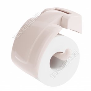 Держатель д/туал.бум с кр.(16х15 h5,5см)  белый (20)