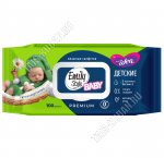 Влажные салфетки,детские,с крышкой 100шт 