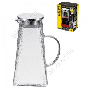 Кувшин 1,8л с нержавеющей крышкой-фильтром,жаропрочный (12) 
