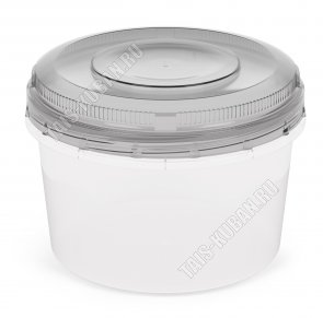 Контейнер кругл 1,0л винт.крышка (d14 h10см) (20) 