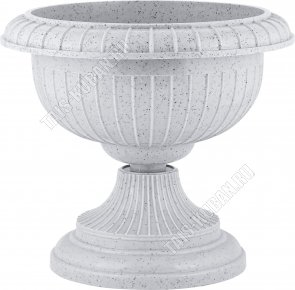 Кашпо-вазон 9,5л сер.дымка d39,5 h33см (4) 